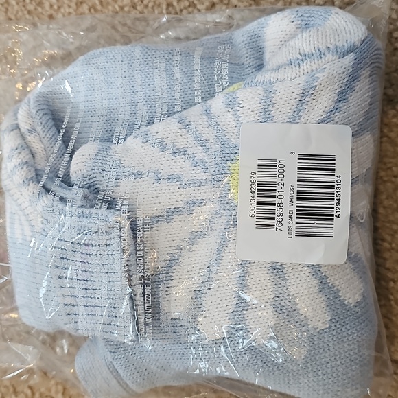 Old Navy Girls Light Blue Button Up Cardigan with Daisy Design Sz 6 Small - Picture 4 of 4